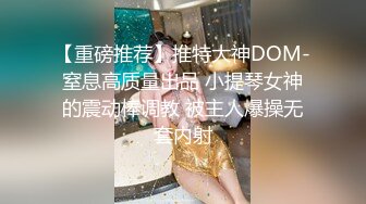 【重磅推荐】推特大神DOM-窒息高质量出品 小提琴女神的震动棒调教 被主人爆操无套内射